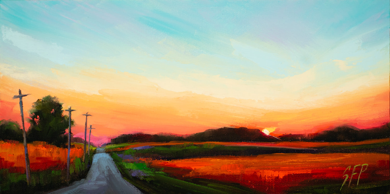 Study, Sunrise, Minnesota Oil Painting | Sarah Pollock Studio