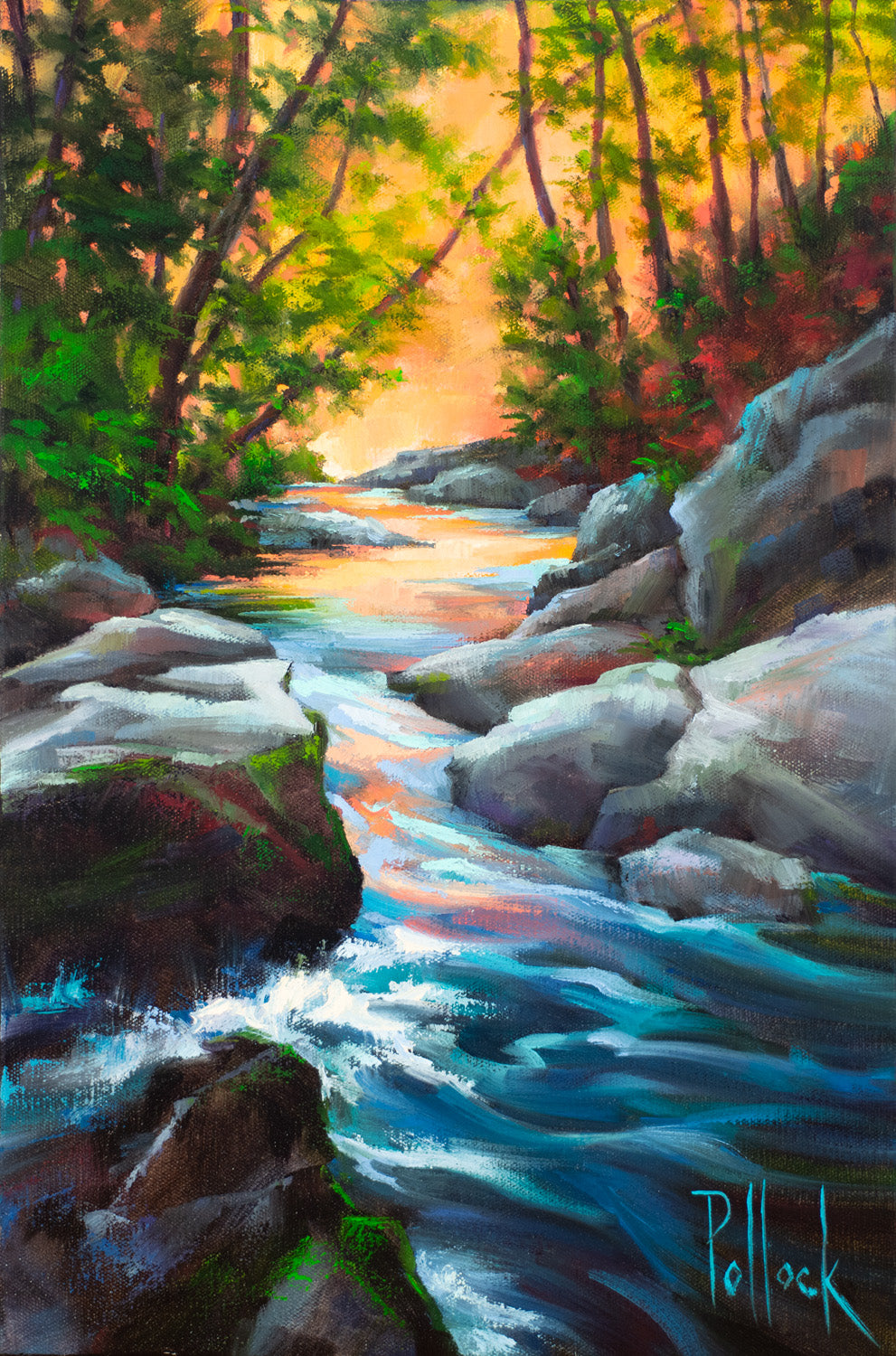 Sarah Pollock Studio Landscape Paintings