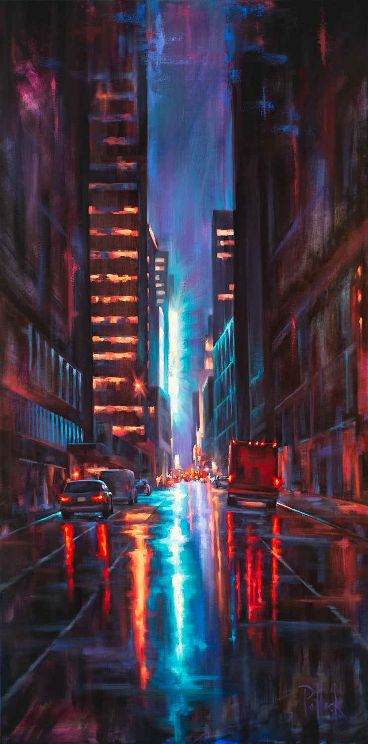 Cityscape oil paintings by Sarah Pollock Studio