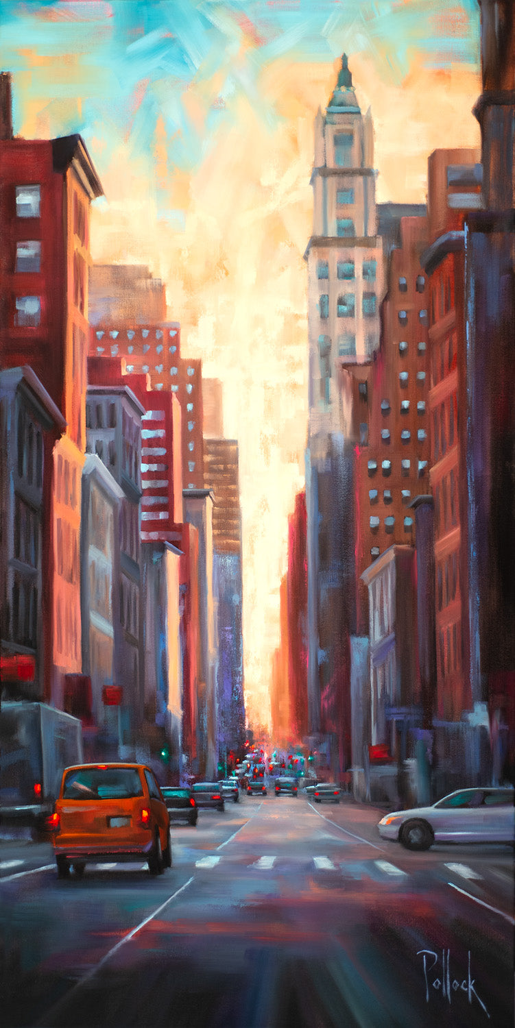 Sarah Pollock Studio Cityscape Paintings Sold