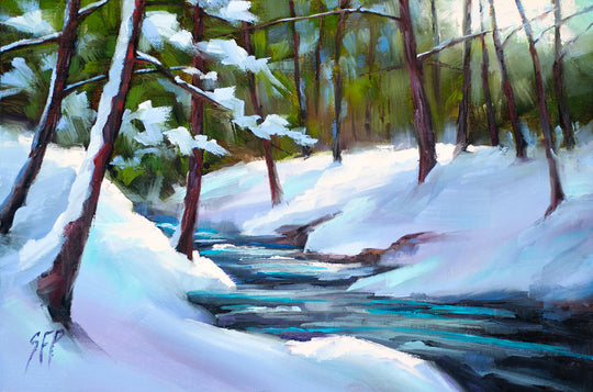 Study, Snowy Floes