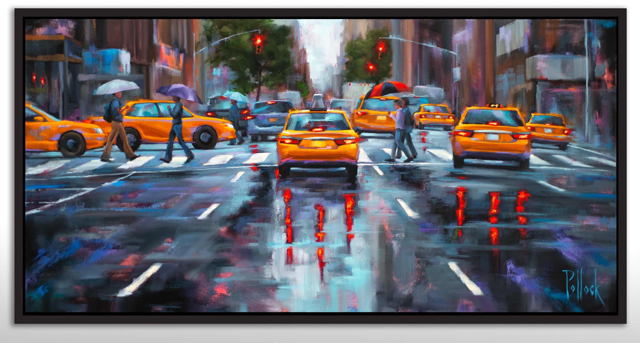 47 crossick キャンバスアート Criss Cross oil on canvas | Sarah Pollock Studio