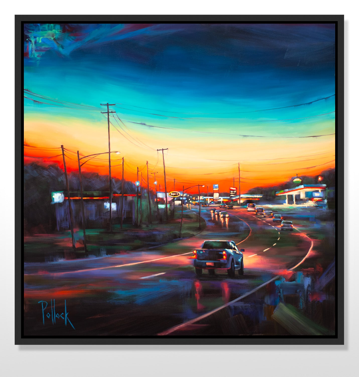 Day is For Night oil painting on panel | Sarah Pollock Studio