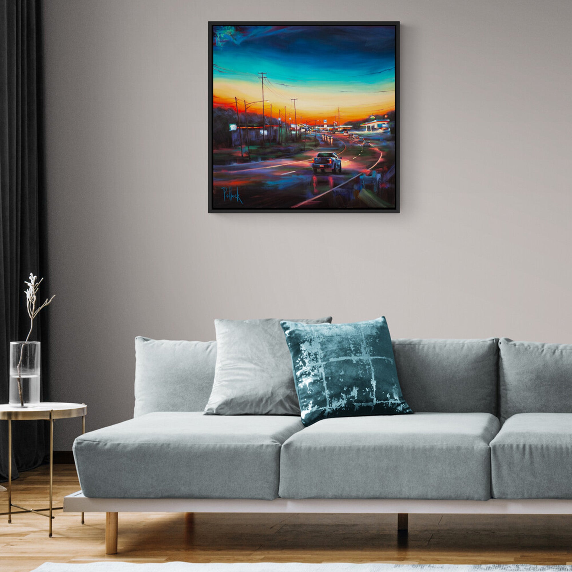 Day is For Night oil painting on panel | Sarah Pollock Studio