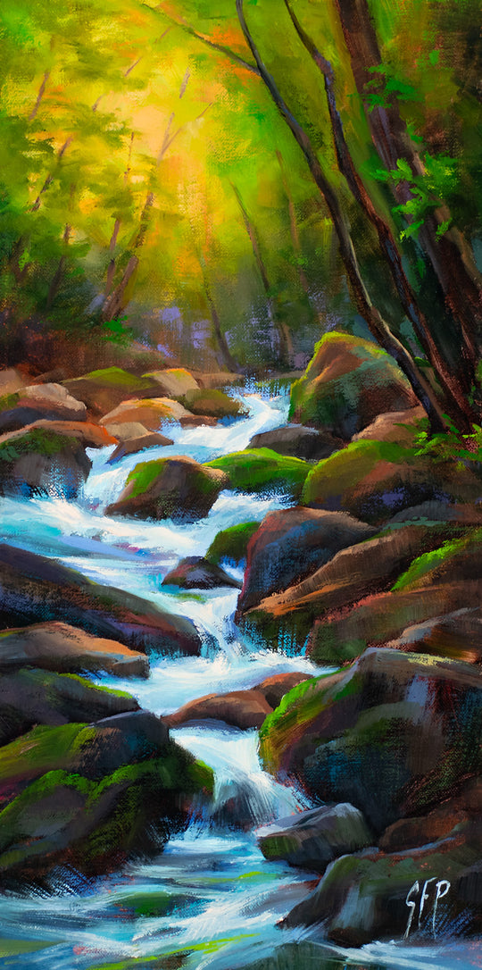 Great Smoky Mountains No. 11 - Emerald Cascade