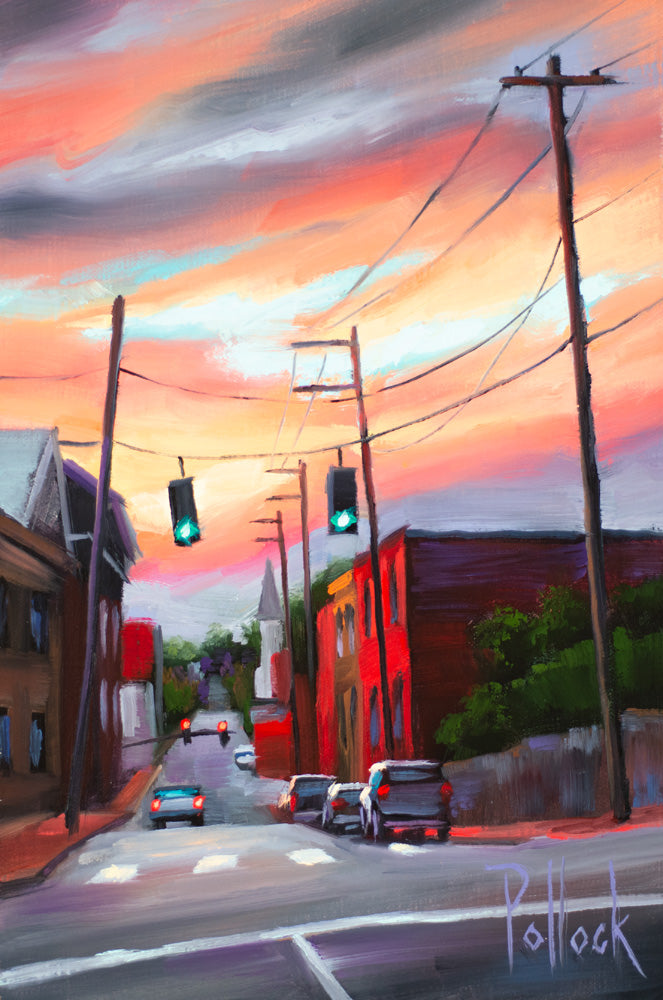 Study, Southern Virginia Sundown