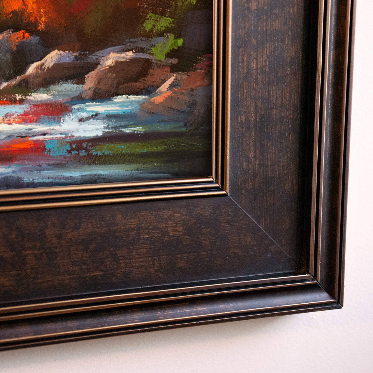 Autumn Texture, oil on panel | Sarah Pollock Studio